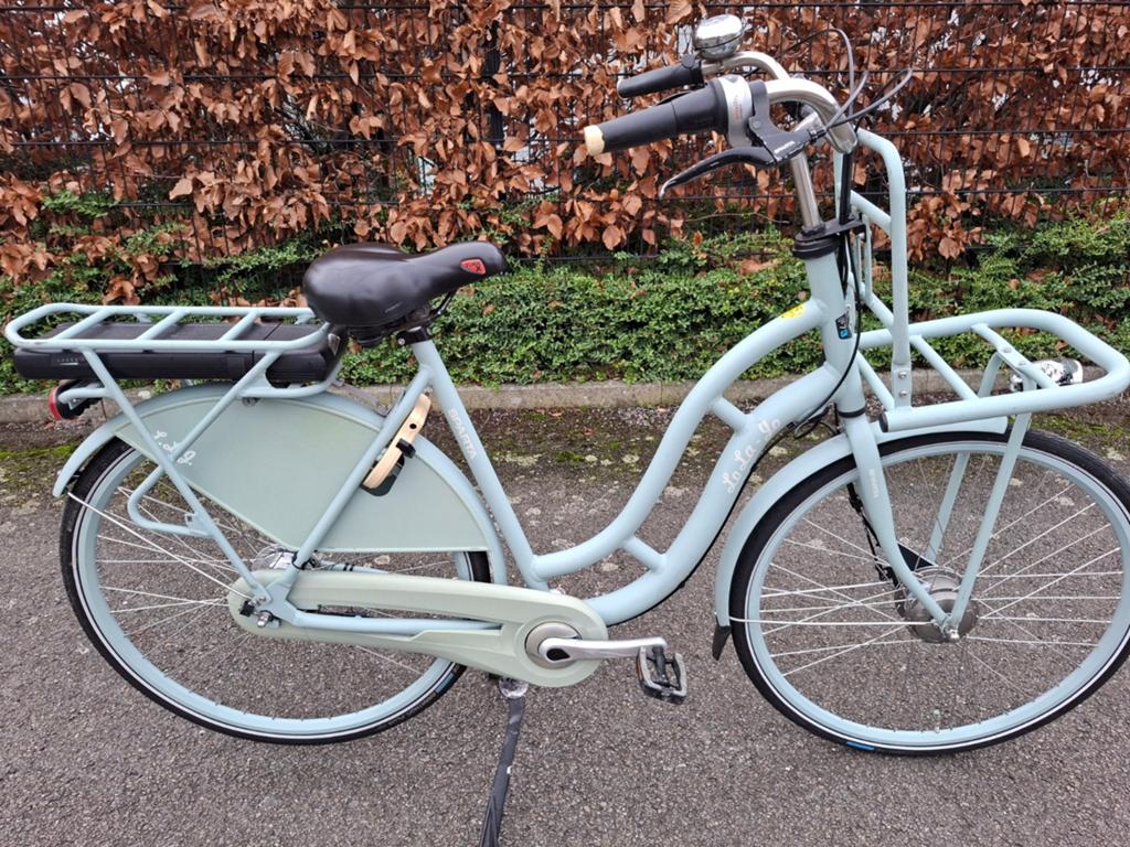 Sparta Lola e-bike – lage instap – frame 58 cm – 70 km actie, 55 tot 59 cm, Ophalen of Verzenden, Gebruikt, Sparta