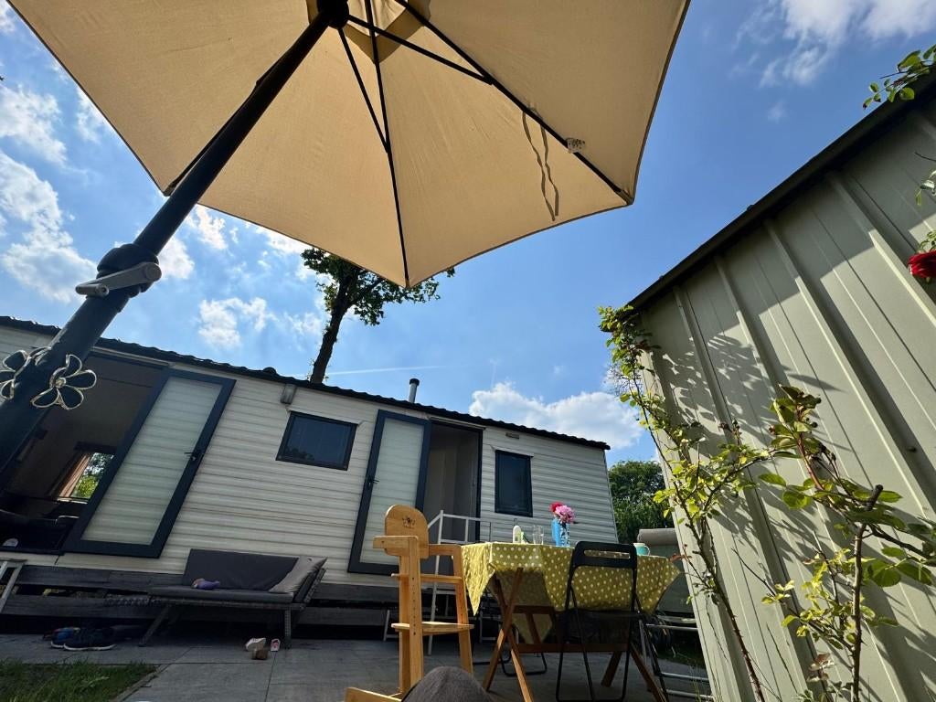 Mooie stacaravan op leuke camping in Rucphen (NB)  bos/dorp, Tot en met 6