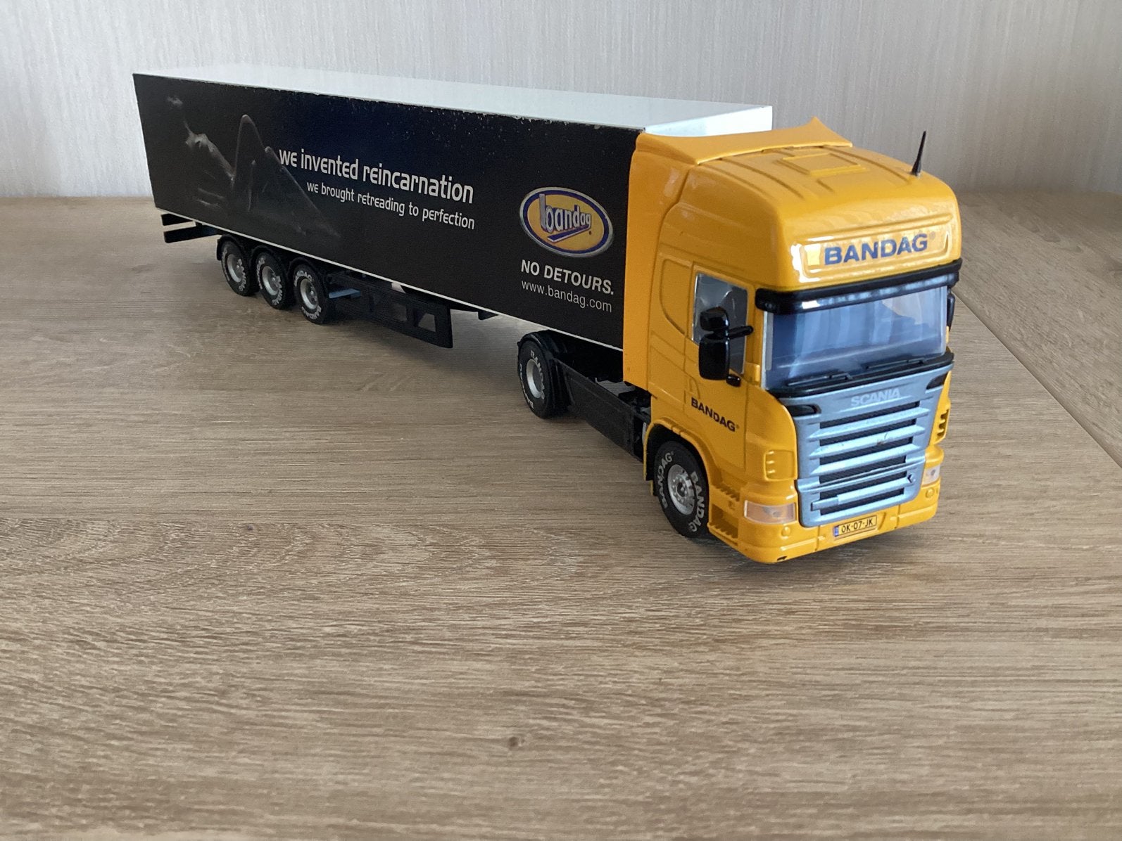 Zgan Scania Topliner Spiegels Spoilers Oplegger BANDAG, Ophalen of Verzenden, Zo goed als nieuw, Bus of Vrachtwagen, Tekno