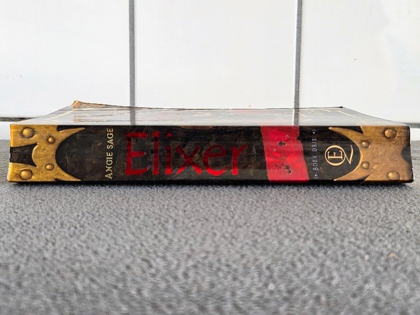 Elixer - Septimus Heap - 3 - Angie Sage, Boeken, Gelezen, Ophalen of Verzenden, Angie Sage, Fictie