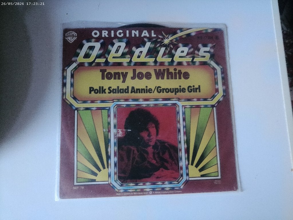Tony Joe White - Polk Salad Annie / Groupie Girl  OLDIES, Fotohoes, Ophalen of Verzenden, Zo goed als nieuw, Rock en Metal