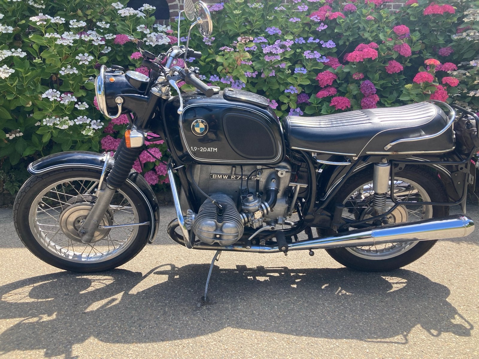 BMW R75/5 uit 1973 met Krauser koffers, Motoren, Motoren | BMW, Particulier, Toermotor, meer dan 35 kW, 2 cilinders, Motorrijbewijs A