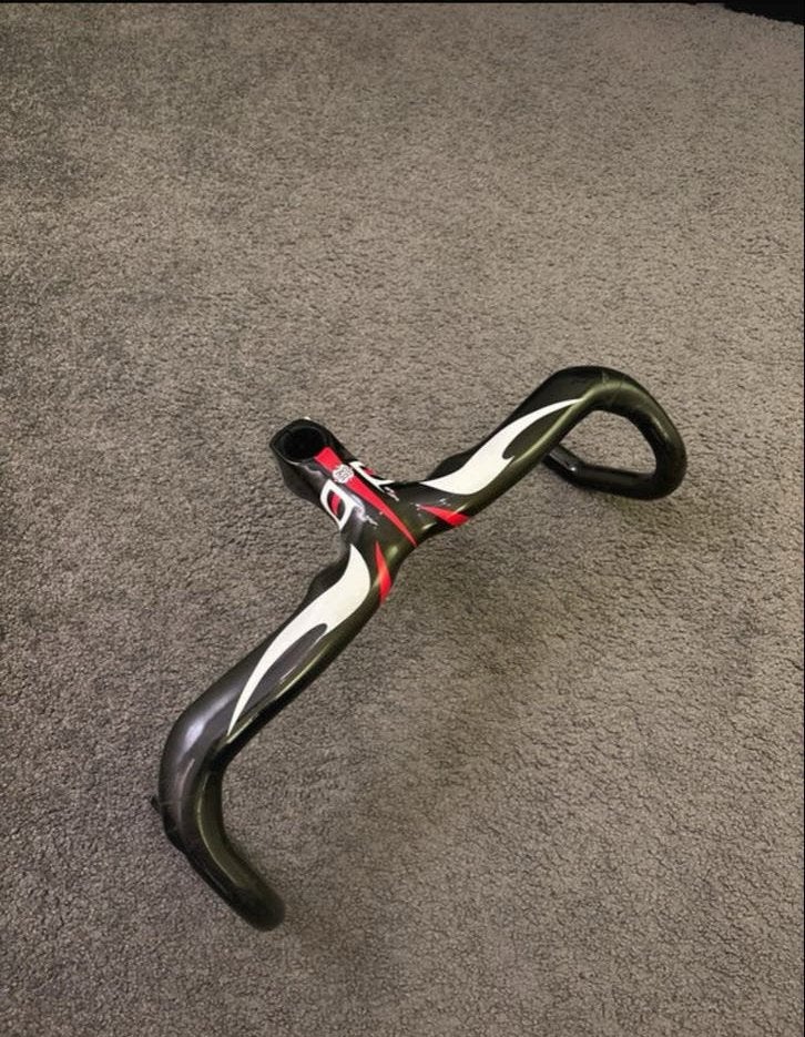Volledig Carbon Stuur - Racefiets, Fietsen en Brommers, Fietsonderdelen, Ophalen, Gebruikt, Stuur, Racefiets
