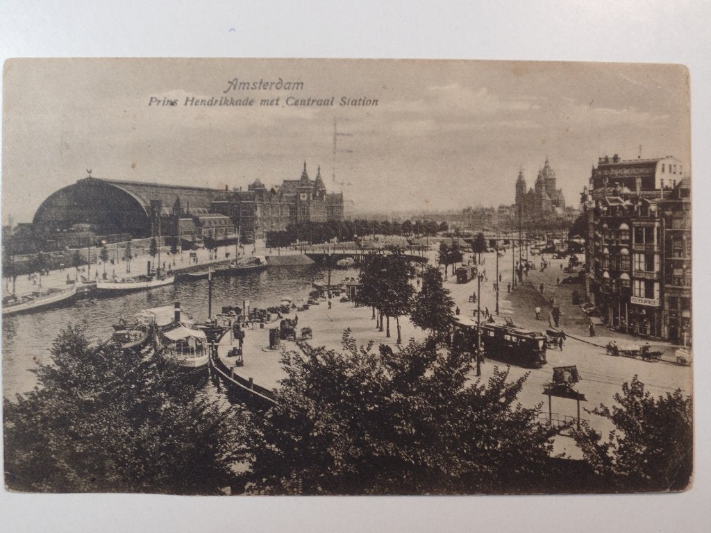 Amsterdam 35, Ophalen of Verzenden, Voor 1920, Gelopen, Noord-Holland