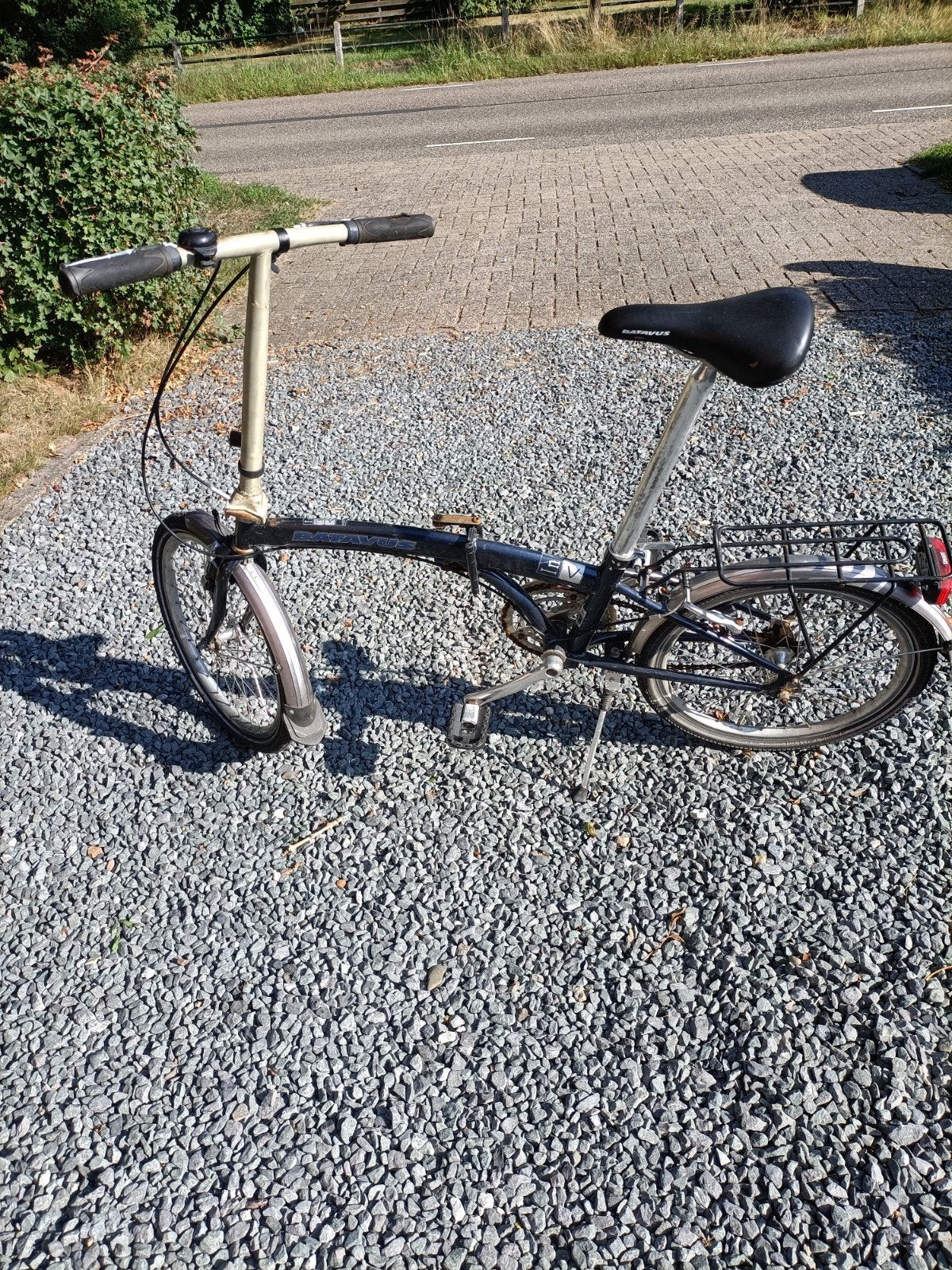 Gebruikte Batavus vouwfiets, Fietsen en Brommers, Fietsen | Vouwfietsen, Ophalen, Gebruikt, Velgrem, 16 tot 18 inch