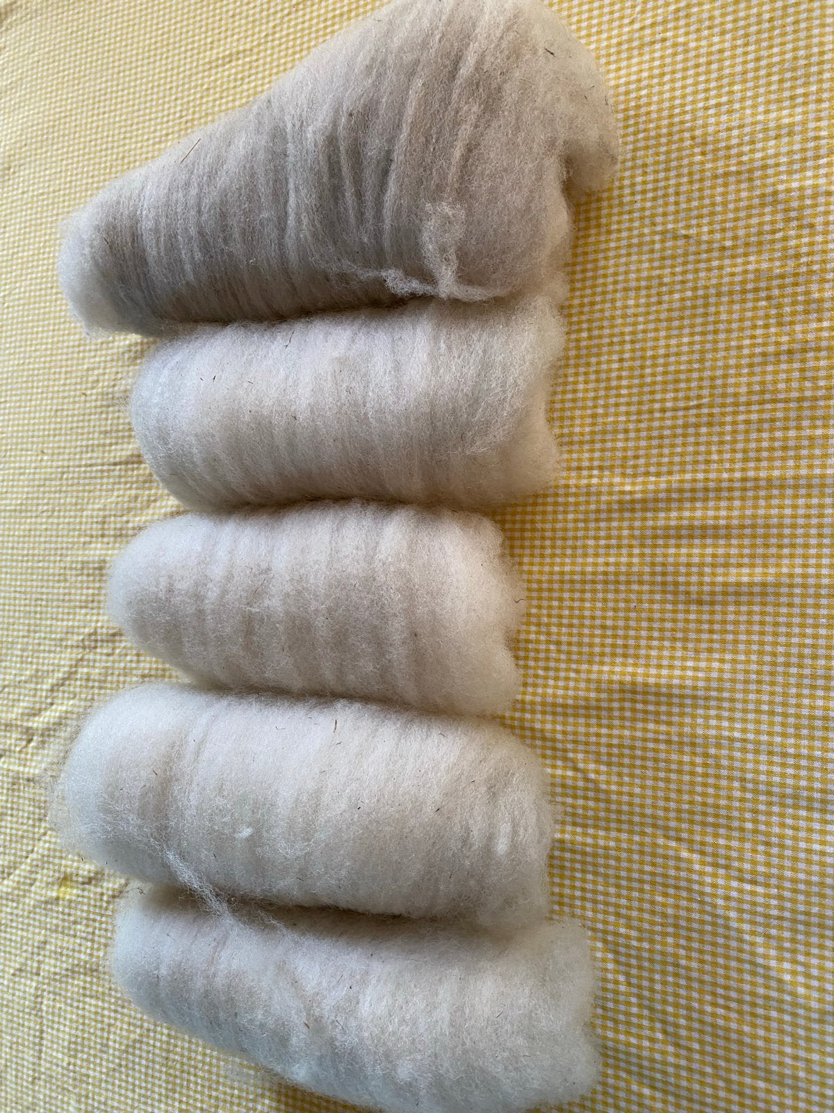 Wol gewassen en gekaard - 210gr om te spinnen of vilten, Ophalen of Verzenden, Nieuw, Overige typen, Wolvilt