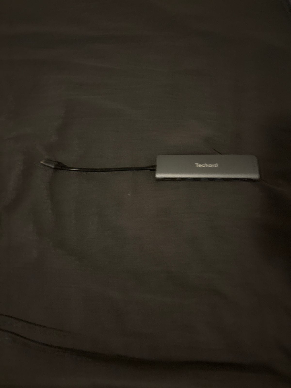 Techore USB-C Hub - Grijs, Ophalen, Zo goed als nieuw
