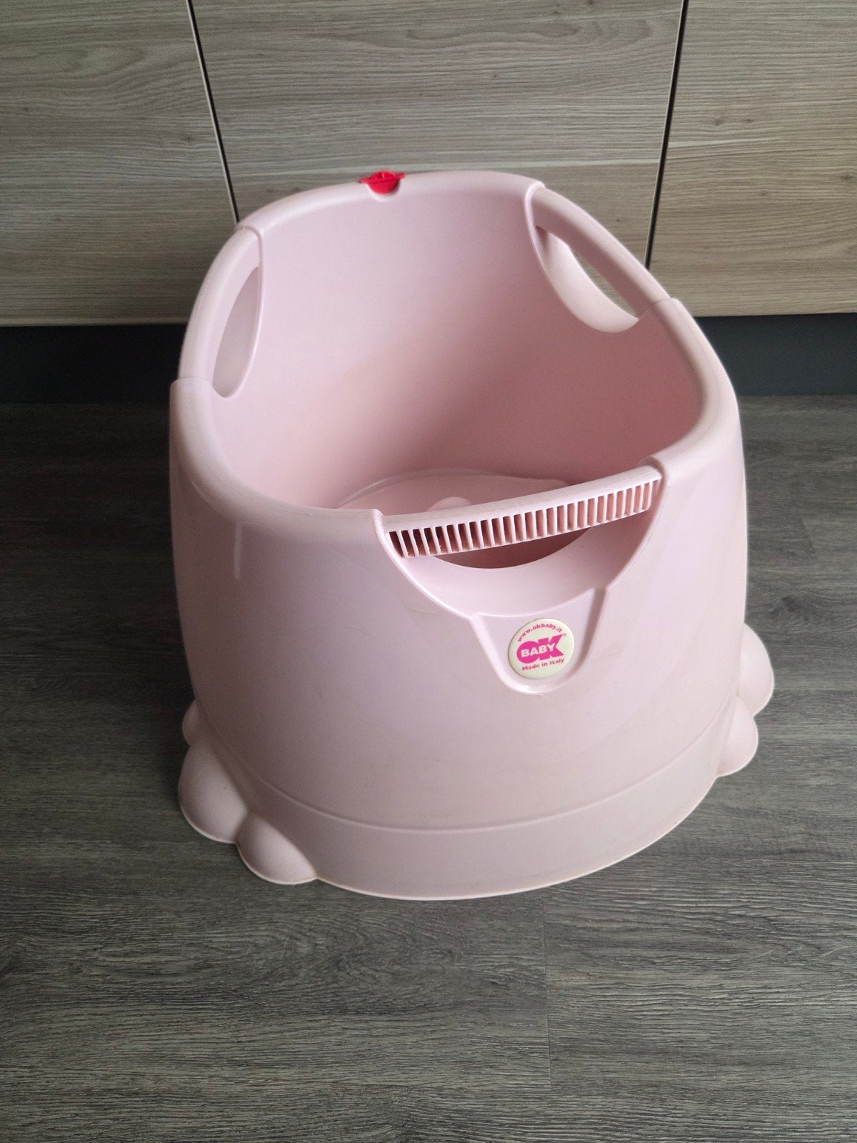 OKbaby douchezitje babybadje peuterbad opla roze, Ophalen, Gebruikt, Badje, Overige merken