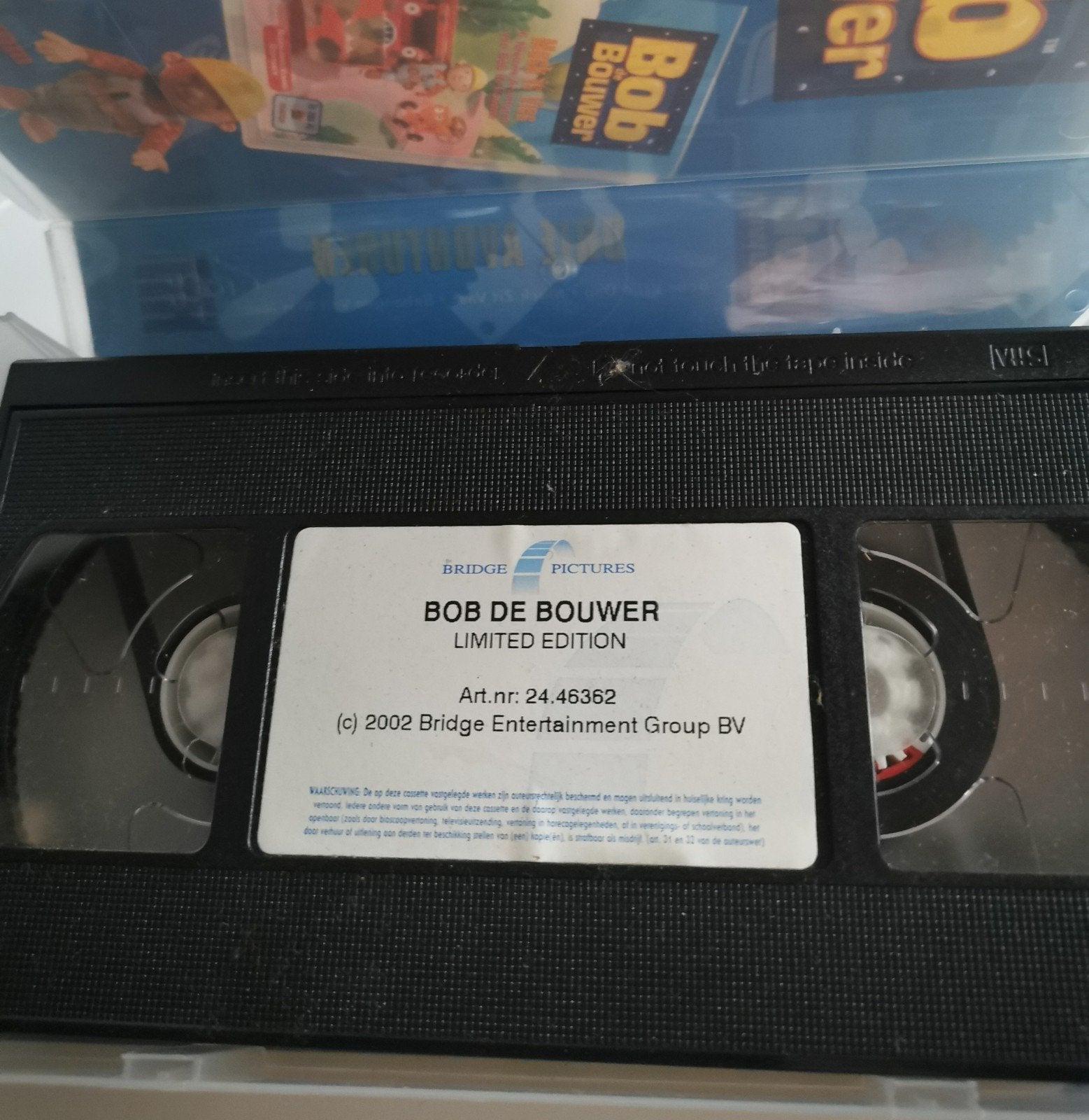 Bob de Bouwer Drie avonturen VHS, Cd's en Dvd's, VHS | Kinderen en Jeugd, Alle leeftijden, Ophalen of Verzenden, Zo goed als nieuw