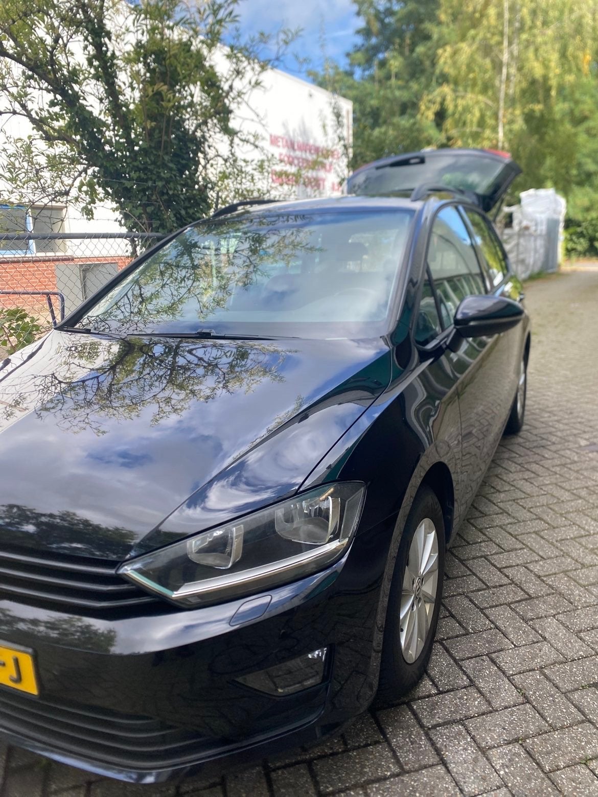 Volkswagen Golf Sportsvan 1.4 TSI 92KW DSG 2014 Zwart, Auto's, 125 pk, 4 cilinders, 1283 kg, Zwart