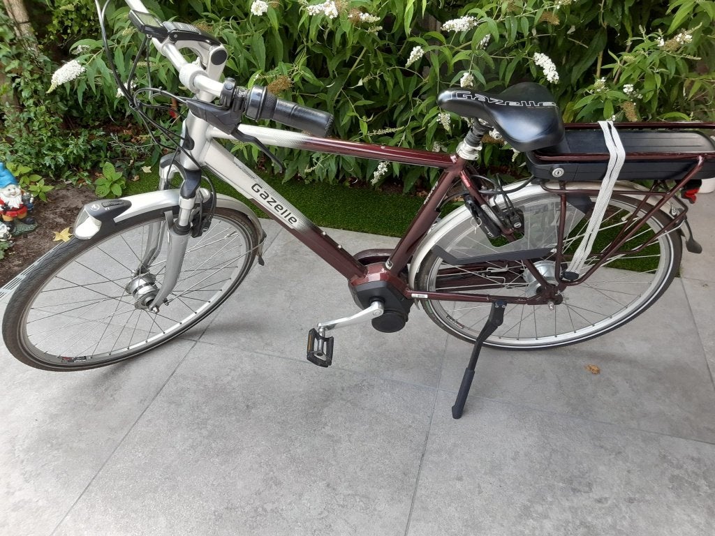 Elektrische herenfiets Gazelle, Ophalen, Gebruikt, 51 tot 55 cm, 50 km per accu of meer