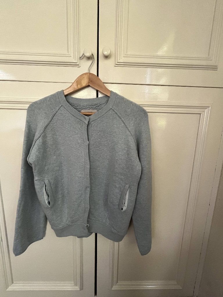 Humanoid lichtblauw vest met drukknopen S, Humanoid, Blauw, Ophalen of Verzenden, Maat 36 (S)