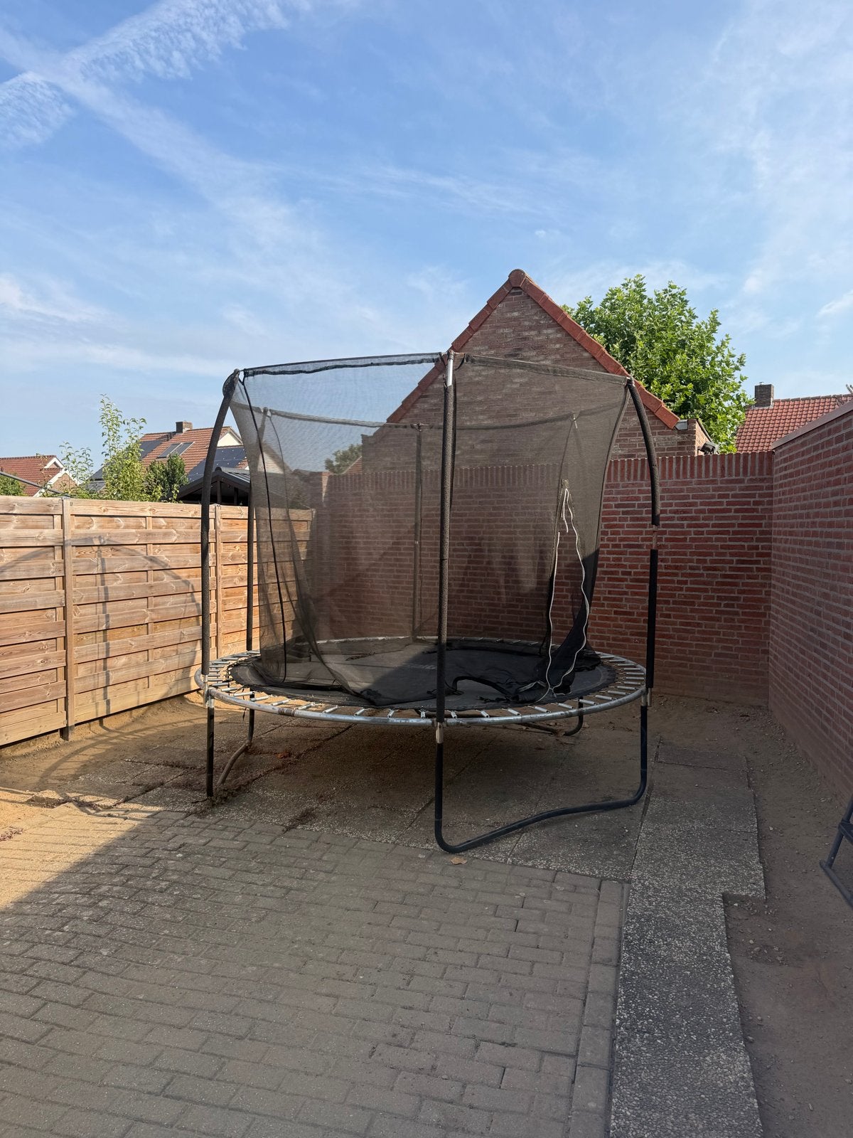 Trampoline (Salta) met veiligheidsnet (305cm), Ophalen, Gebruikt