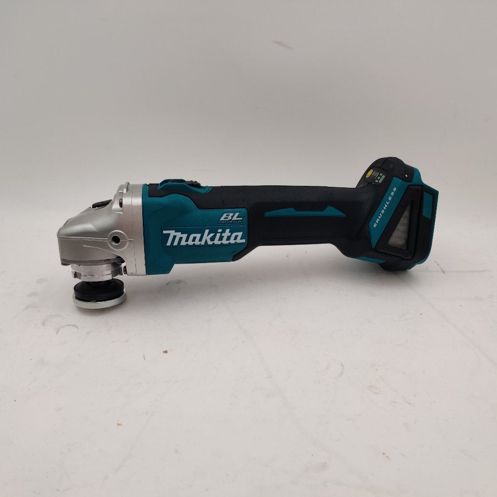 Makita DGA404 accu haakse slijper (18V) Body (los) €69.99, Haakse handslijpmachine, M, Ophalen of Verzenden, Zo goed als nieuw