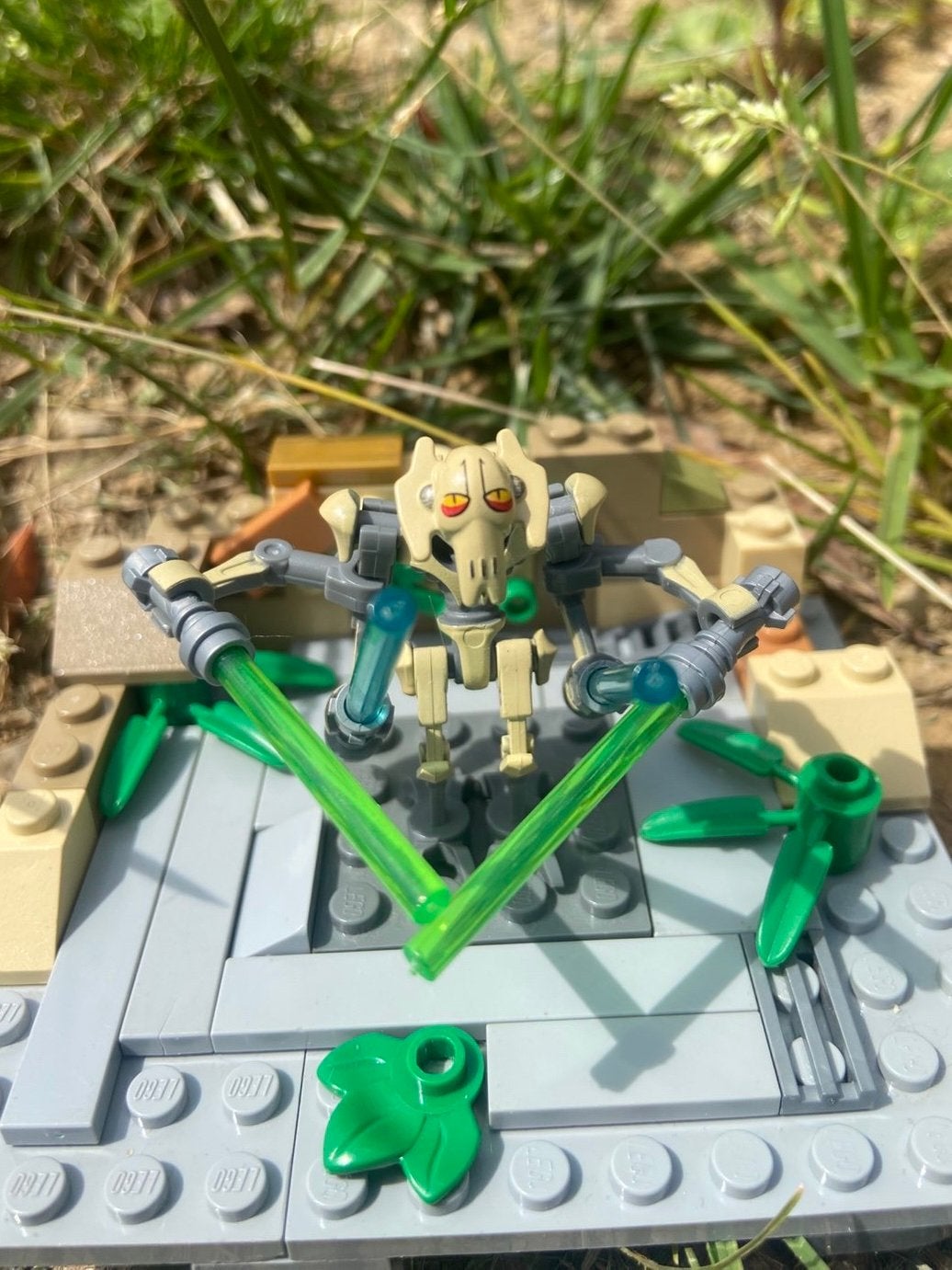 LEGO Star Wars - General Grievous (sw0254) - Tan Armor., Ophalen of Verzenden