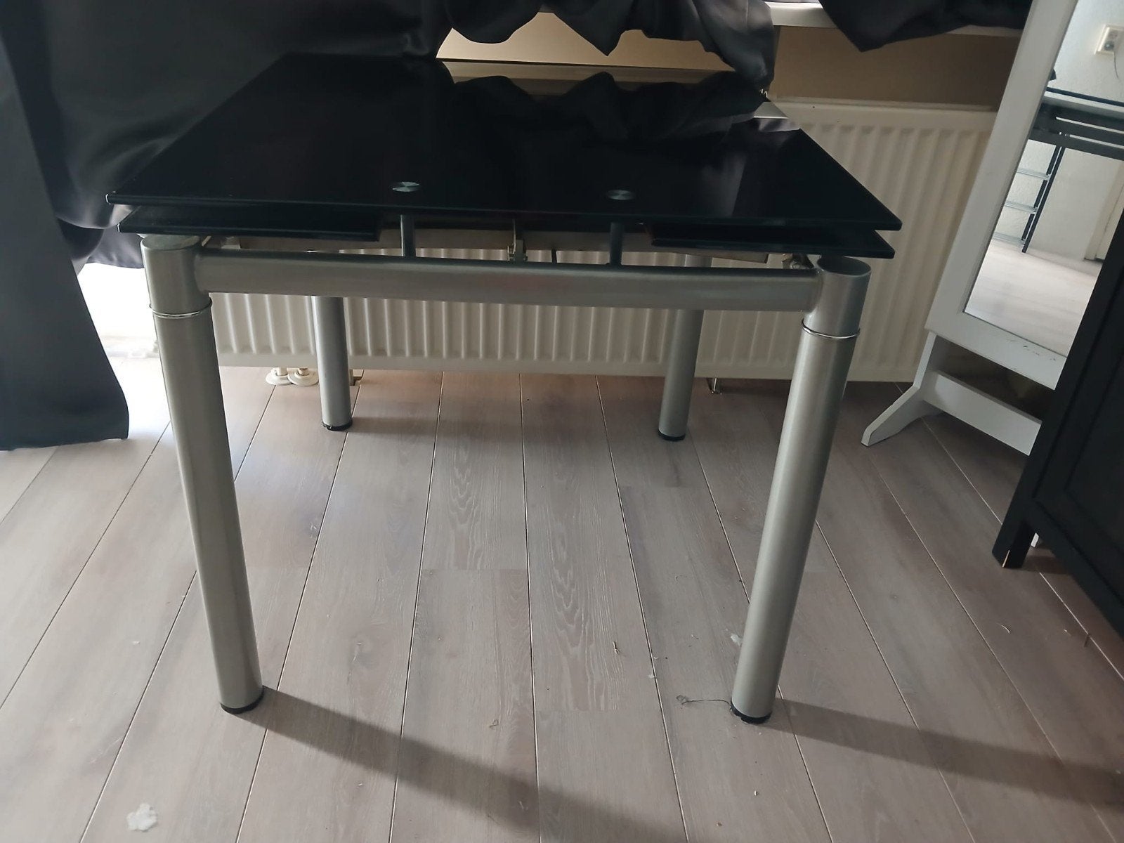 Te Koop Zwarte Glazen tafel, Ophalen