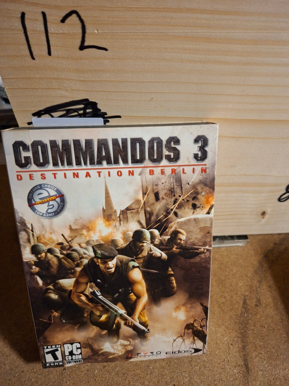 Commandos 3: Destination Berlin PC CD-ROM Game, Gebruikt, 1 speler, Ophalen of Verzenden, Strategie en Constructie