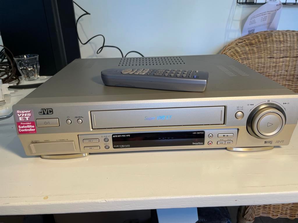 JVC HR-S6700 VHS Player / Recorder met afstandsbediening, Audio, Tv en Foto, Videospelers, Ophalen of Verzenden, Gebruikt, VHS-speler of -recorder