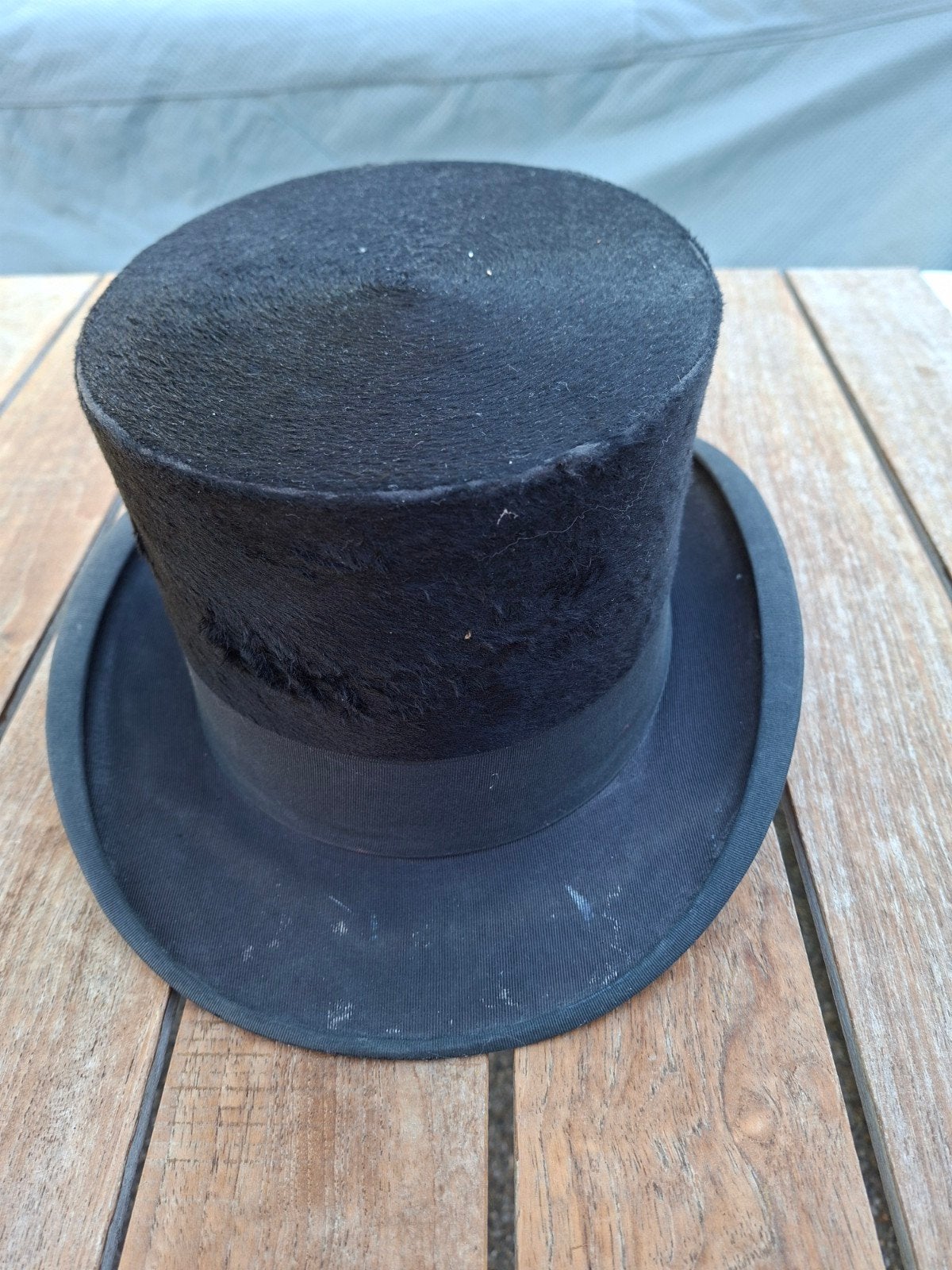 Antieke Hoge Hoed - The Master Hat of Holland - 60 cm, Antiek en Kunst, Antiek | Kleding en Accessoires, Ophalen of Verzenden