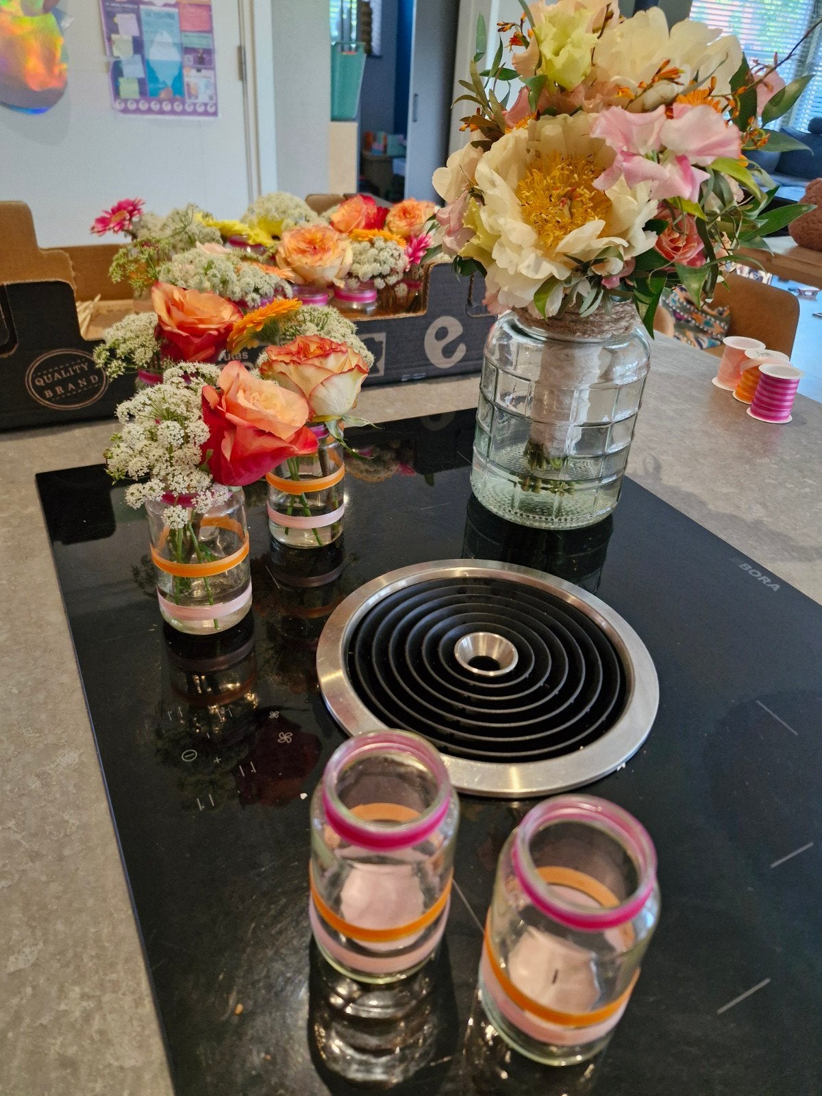 Diverse decoratie voor bruiloft of feest, Ophalen, Gebruikt, Meerkleurig, Overige materialen