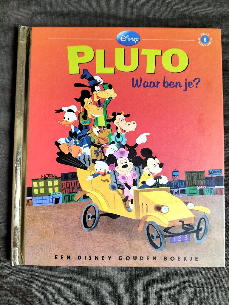 Pluto. Waar ben je? / Disney gouden boekje 6, Fictie algemeen, Walt Disney, Zo goed als nieuw, Gouden boekje