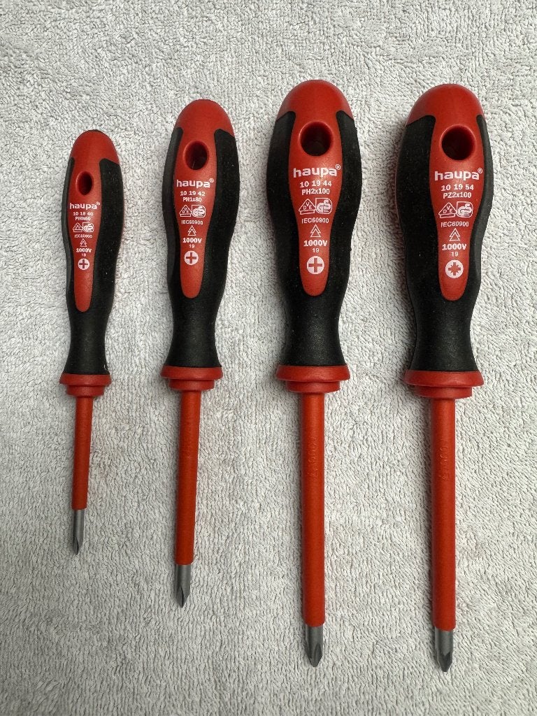 Set Haupa VDE schroevendraaiers 1000V, Ophalen of Verzenden, Nieuw, Schroevendraaier, Overige merken