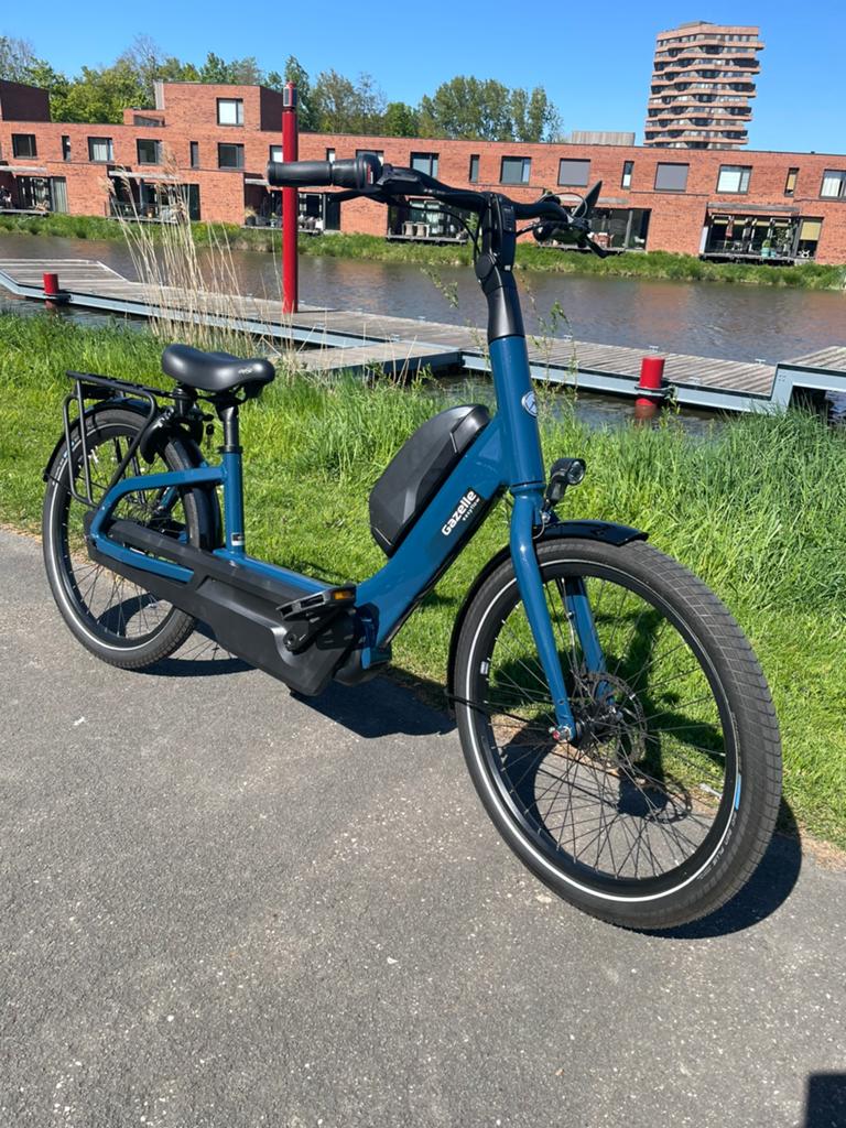 Gazelle Easyflow Mallard Bleu 630kw accu, Fietsen en Brommers, Elektrische fietsen, Ophalen, Zo goed als nieuw, Minder dan 47 cm