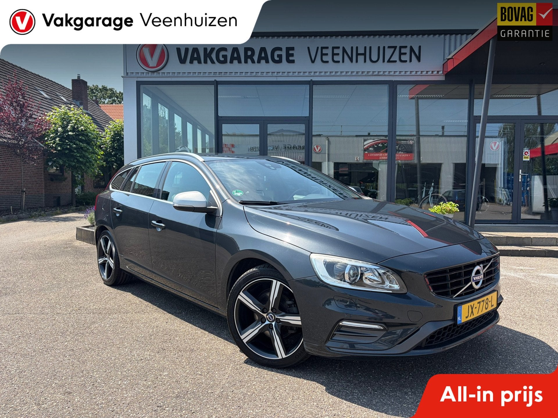 Volvo V60 1.5 T3 R-Design|Rijklaar prijs|Stoelverw.|Navi|Blu, 12 maanden, 4 cilinders, Origineel Nederlands, 152 pk