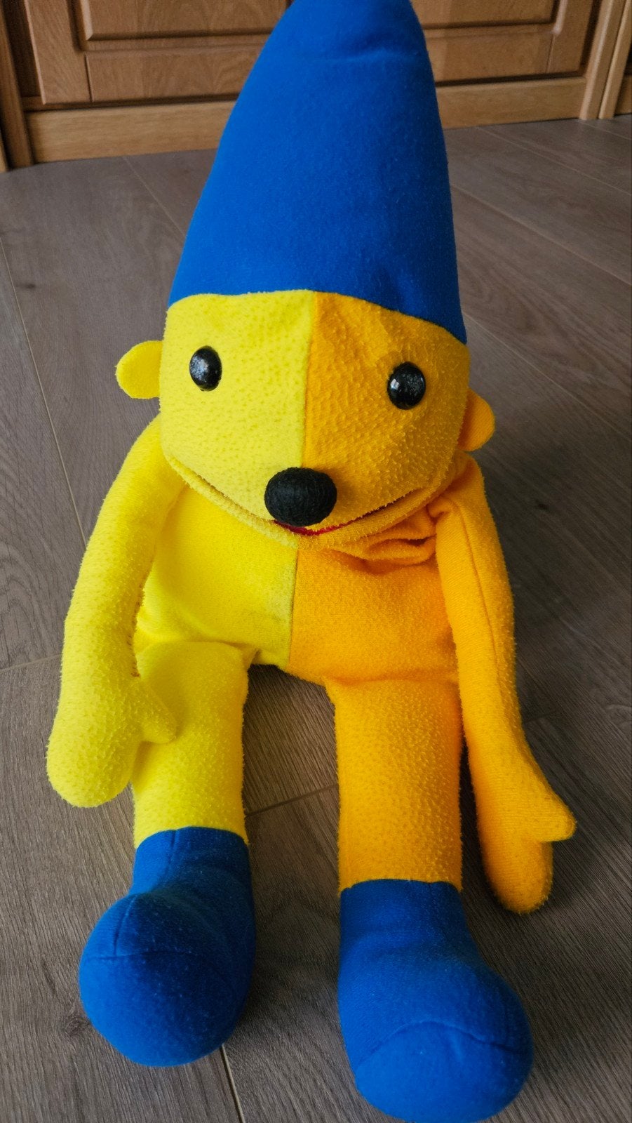 Pompom knuffel handpop, Ophalen of Verzenden, Gebruikt, Overige typen
