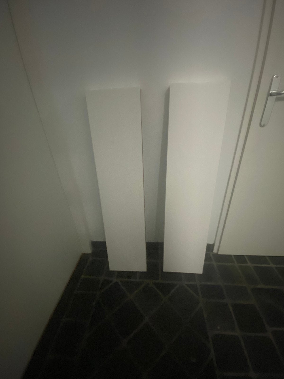 2 witte Ikea lack planken., Ophalen of Verzenden, Gebruikt