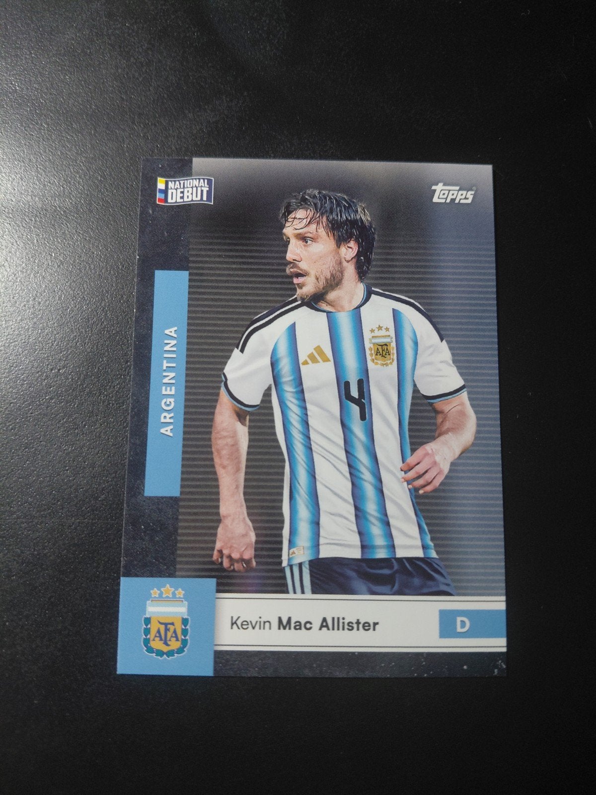 Kevin mac allister (national debut) topps team set, Verzenden, Nieuw, Buitenlandse clubs, Spelerskaart