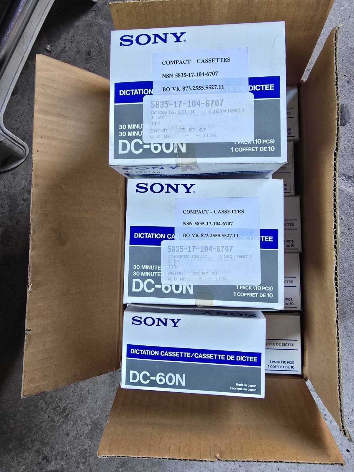Sony compact cassettes, 2 t/m 25 bandjes, Overige genres, Ophalen of Verzenden, Nieuw in verpakking