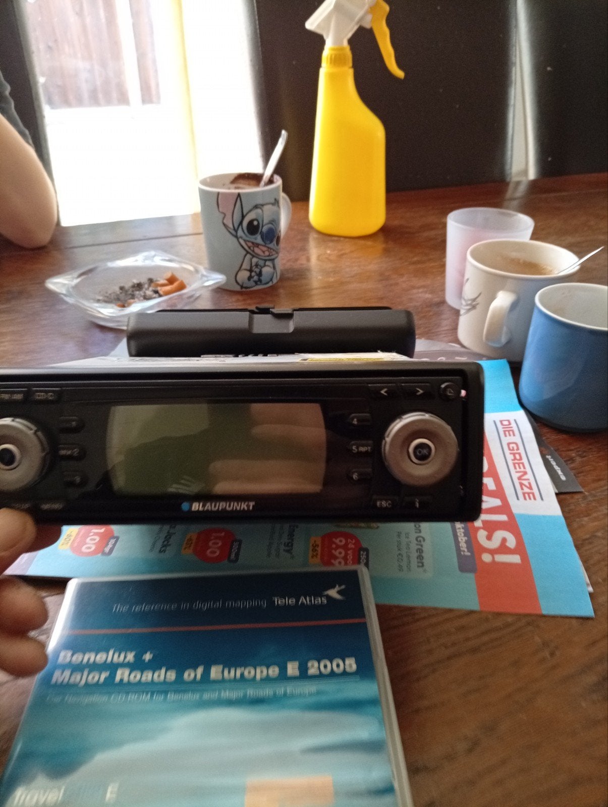 autoradio met navigatie  blaupunkt, Ophalen, Zo goed als nieuw