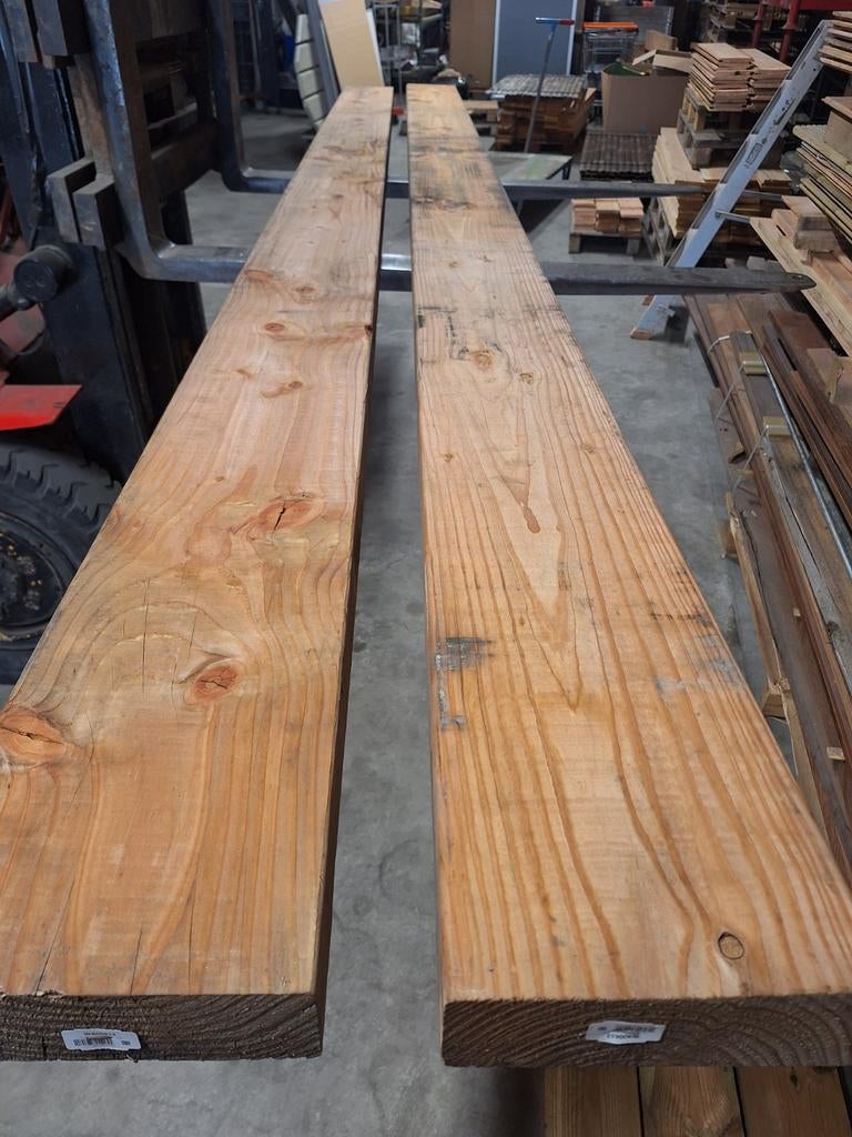 Douglas balken geschaafd 22x7 cm 4m lang, Tuin en Terras, Palen, Balken en Planken, Ophalen, Nieuw, 250 cm of meer, Balken