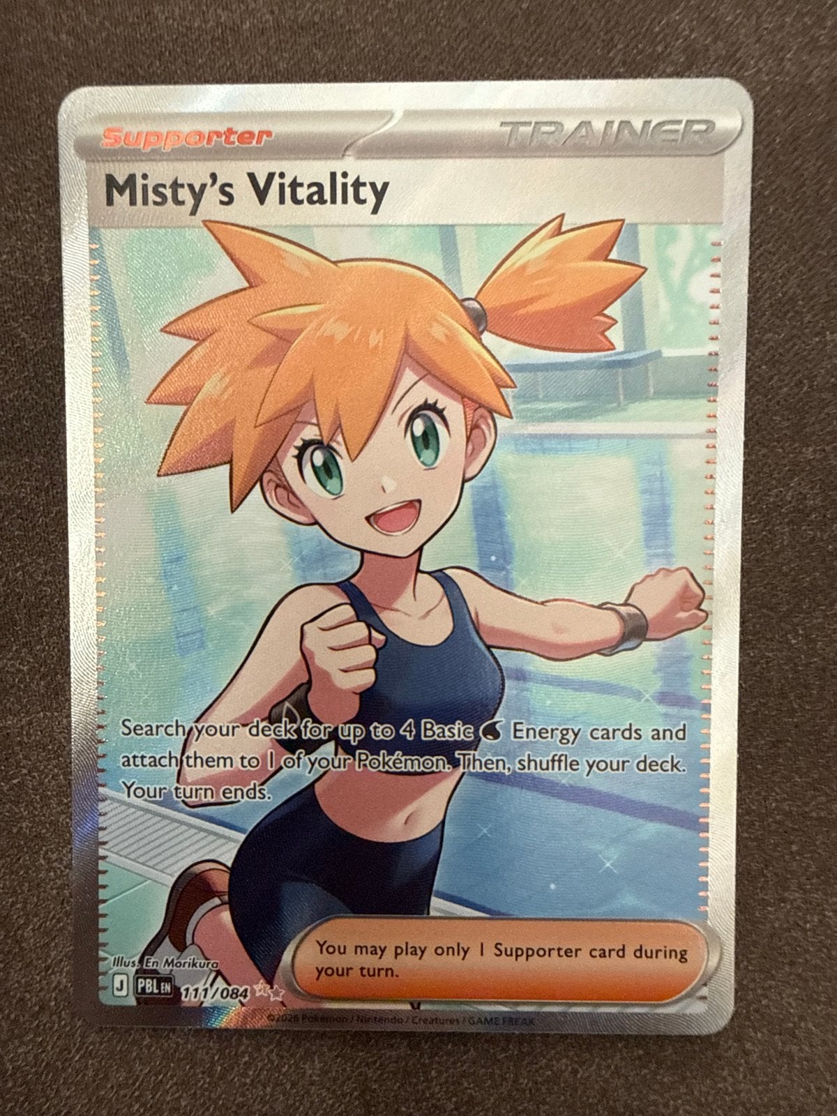 Misty's Vitality Full Art Trainer Kaart Pokémon TCG, Hobby en Vrije tijd, Verzamelkaartspellen | Pokémon, Ophalen of Verzenden