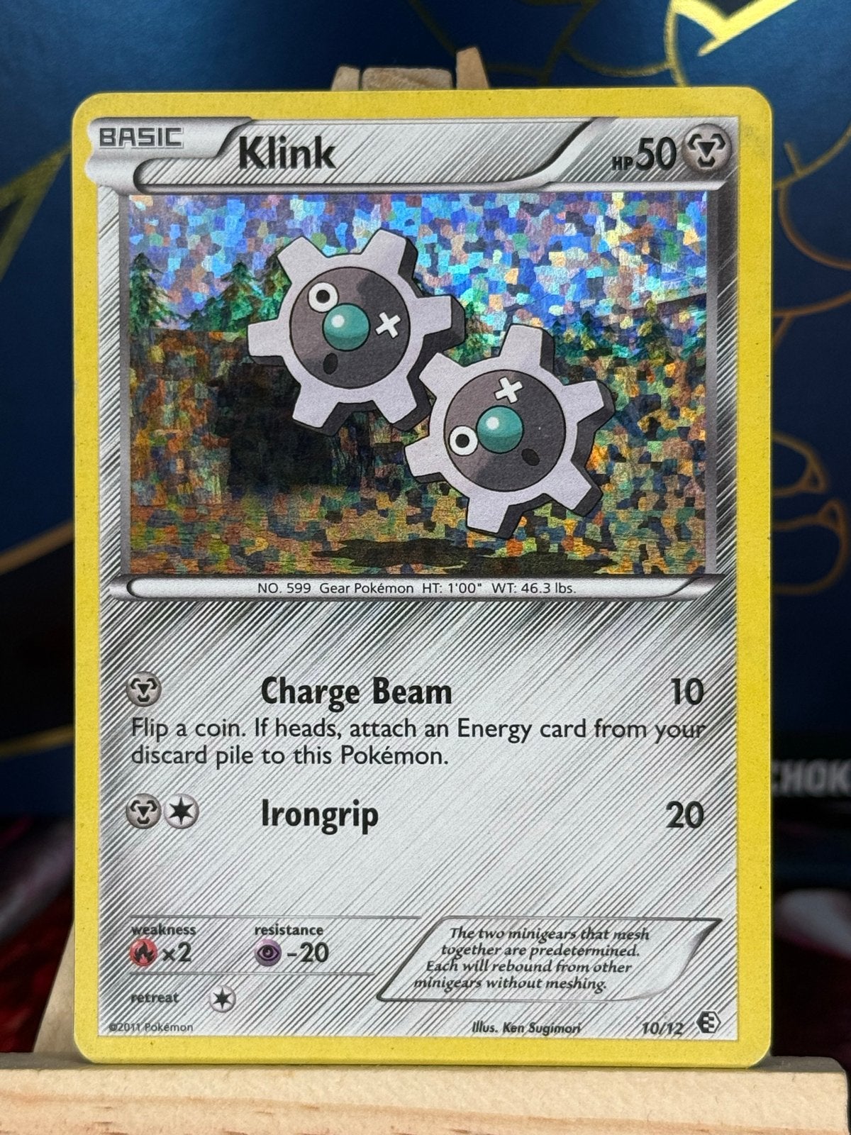 Klink #10 | Pokemon McDonalds 2011, Ophalen of Verzenden, Zo goed als nieuw, Losse kaart, Foil