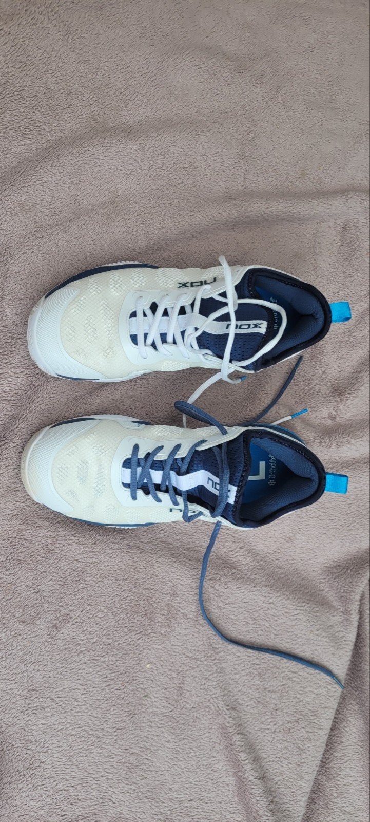 Nox Padel Schoenen - Wit/Blauw - Maat 42, Ophalen of Verzenden, Zo goed als nieuw