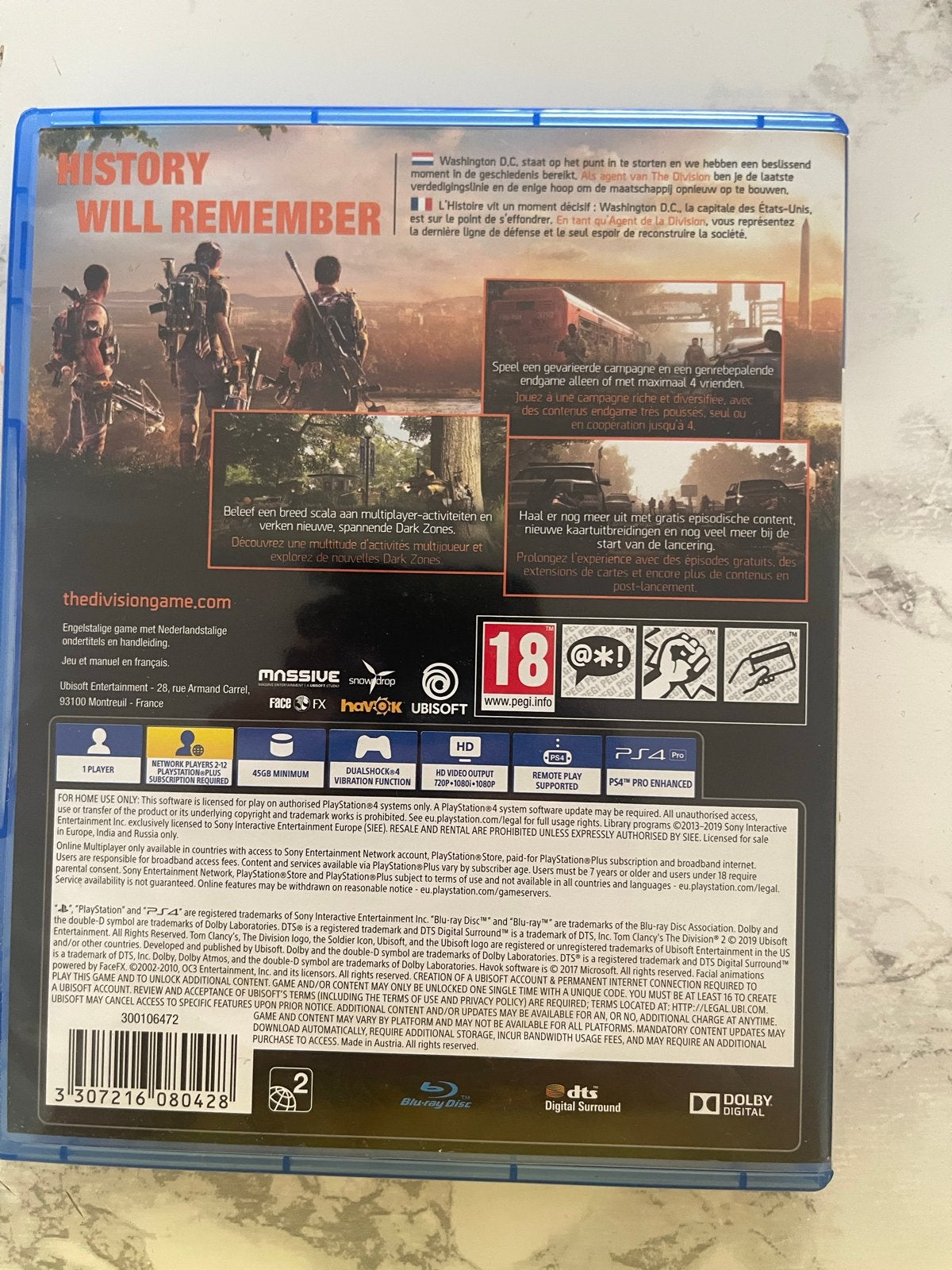 Tom Clancy's The Division 2 PS4 - Actie RPG, Online, Vanaf 18 jaar, Shooter, Ophalen of Verzenden