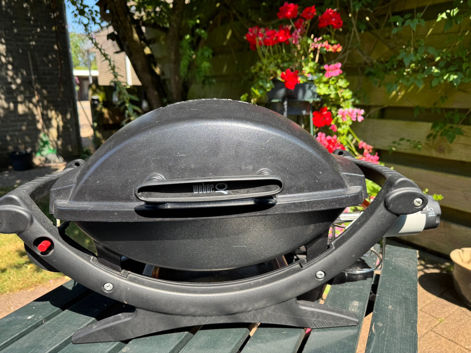 Weber gasbarbecue q120, Ophalen, Gebruikt