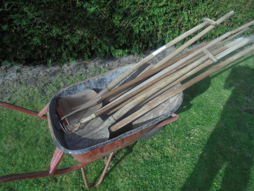 TK divers 9 stuks hand  Tuingereedschap en Bouwgereedschap, Tuin en Terras, Ophalen, Gebruikt, Schoffel, Onbekend