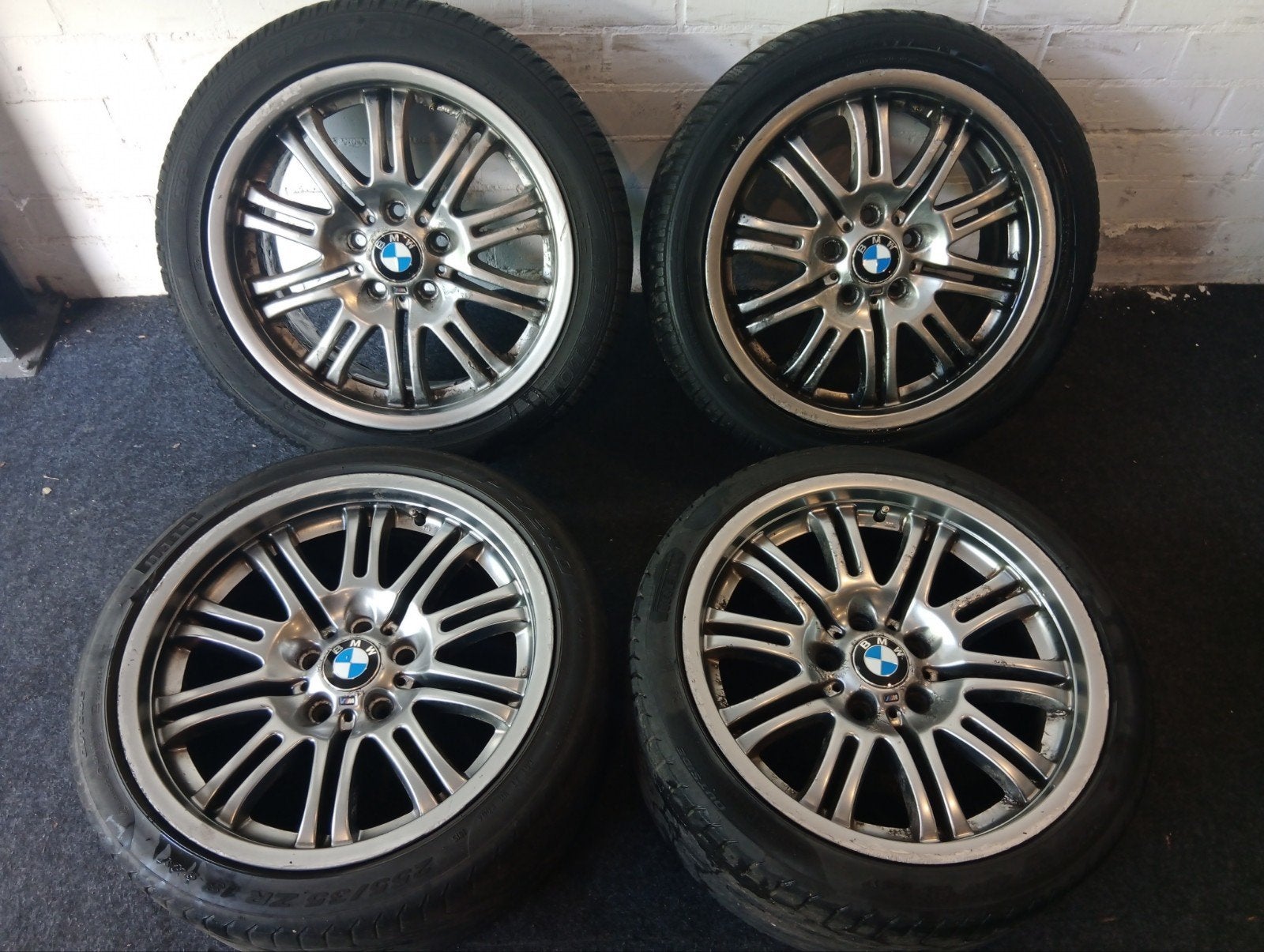 BMW 18" Styling 67 M Breedset velgen E46 M3 3.2 Coupé Cabrio, Ophalen, 18 inch, Gebruikt, Velg(en)