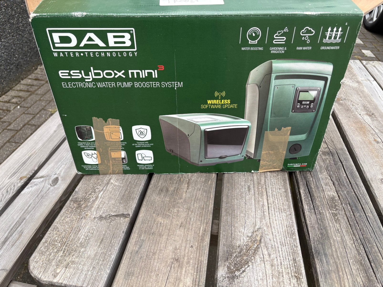 DAB Esybox Mini 3 Fluisterstille Hydrofoorpomp Drukverhoging, Ophalen of Verzenden, Gebruikt, Elektrisch, Hydrofoorpomp