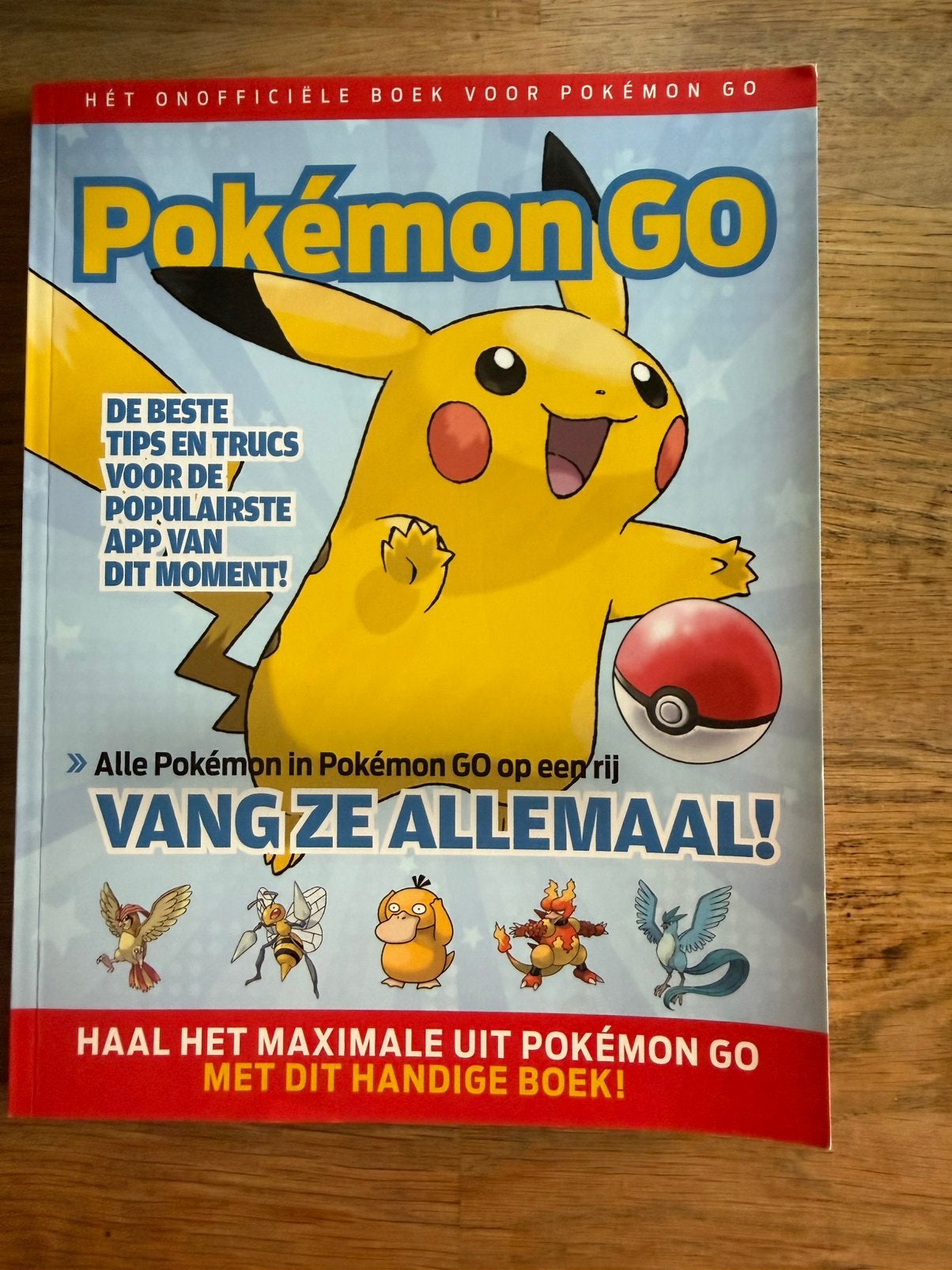 Pokemon go vang ze allemaal het onofficiele boek, Ophalen of Verzenden, Zo goed als nieuw