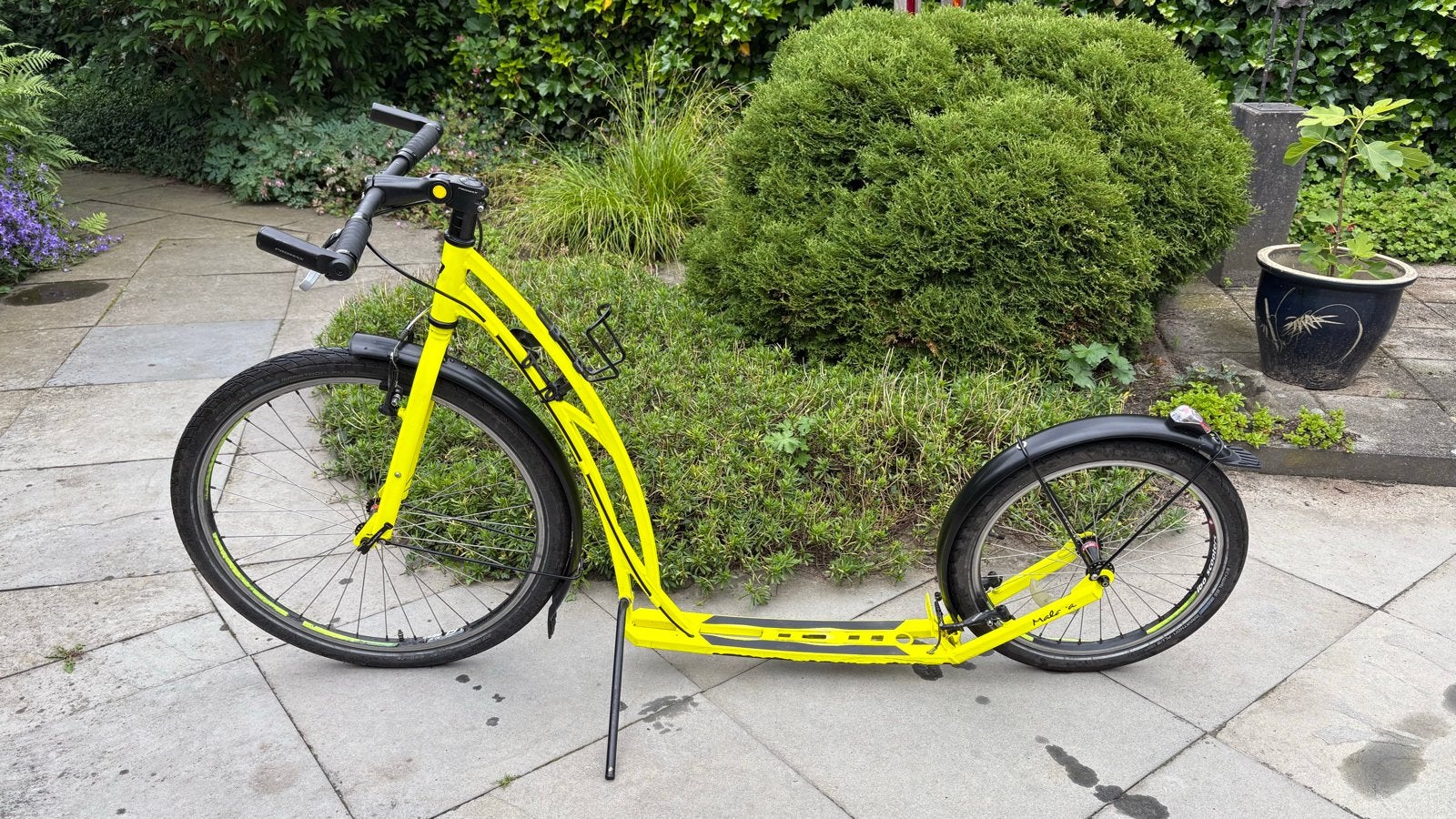 Gele Kickbike step, Fietsen en Brommers, Steps, Ophalen, Zo goed als nieuw, Kickbike