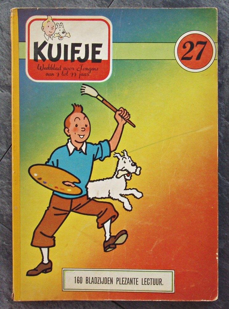 Kuifje 27 - Bundelingen - klein - 1e reeks - 1956 - Herge, Verzenden, Kuifje, Zo goed als nieuw, Boek of Spel