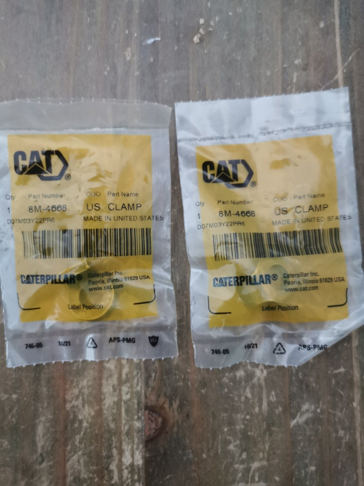 2x CATERPILLAR CLAMP 8M-4668, Ophalen, Nieuw