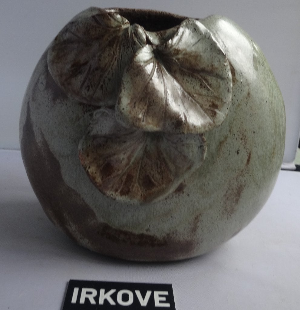 KERAMIEK VAAS EN BLAD * Unica 2 x *, Antiek en Kunst, Verzenden