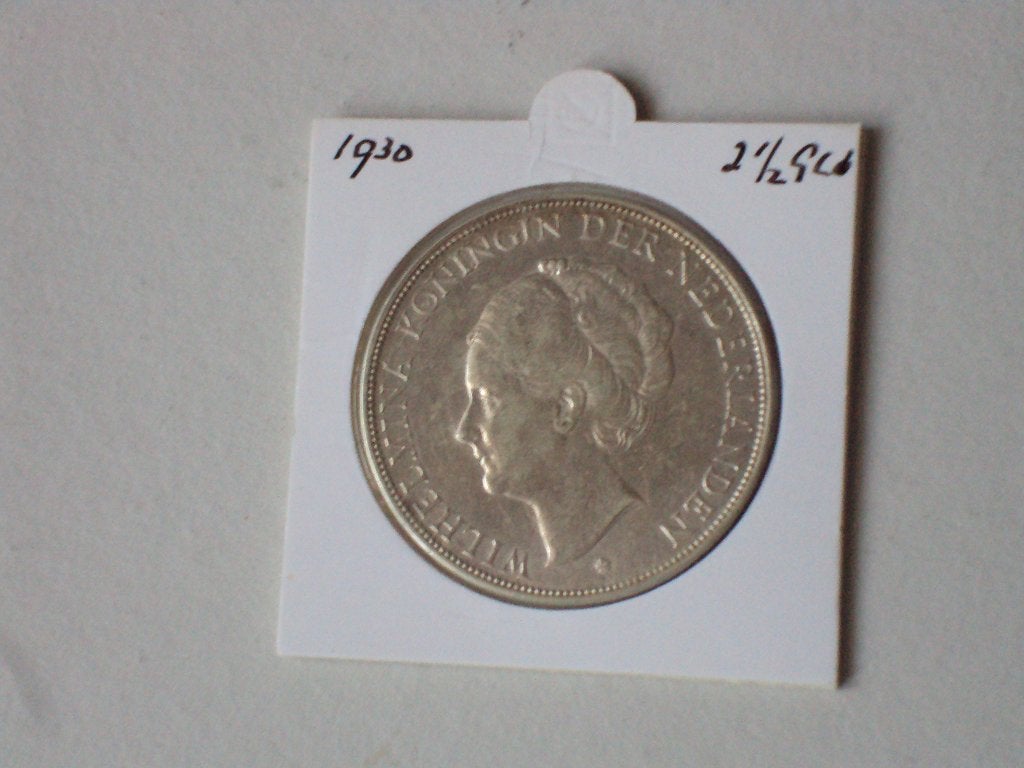 zilveren rijksdaalder Wilhelmina 1930, Verzenden, Zilver, Koningin Wilhelmina, Losse munt