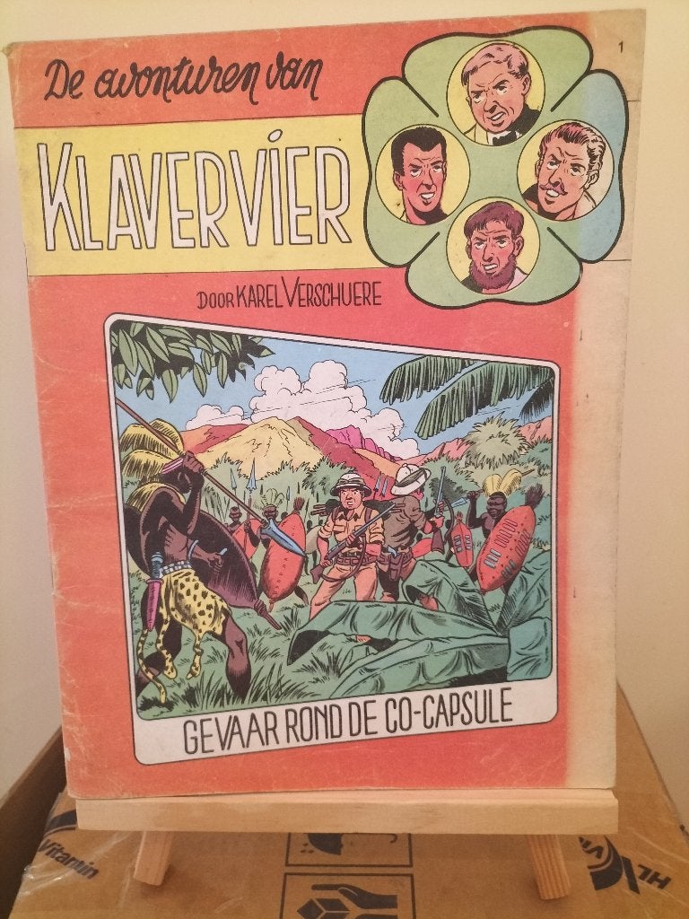 Gevaar rond de Co-Capsule, Boeken, Gelezen, Eén stripboek, Ophalen of Verzenden, Karel Verschuere
