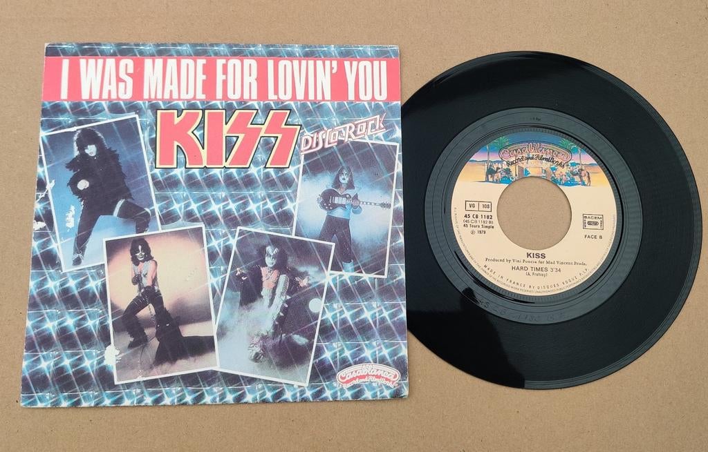 Kiss single geen lp, Ophalen of Verzenden, Gebruikt, Overige formaten, Levenslied of Smartlap